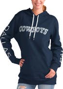 G-III 4HER BY CARL BANKS Women's G-III 4Her by Carl Banks Navy Dallas Cowboys Extra Inning Pullover Hoodie