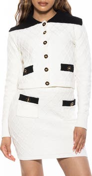 Alexia Admor Pattern Cardigan