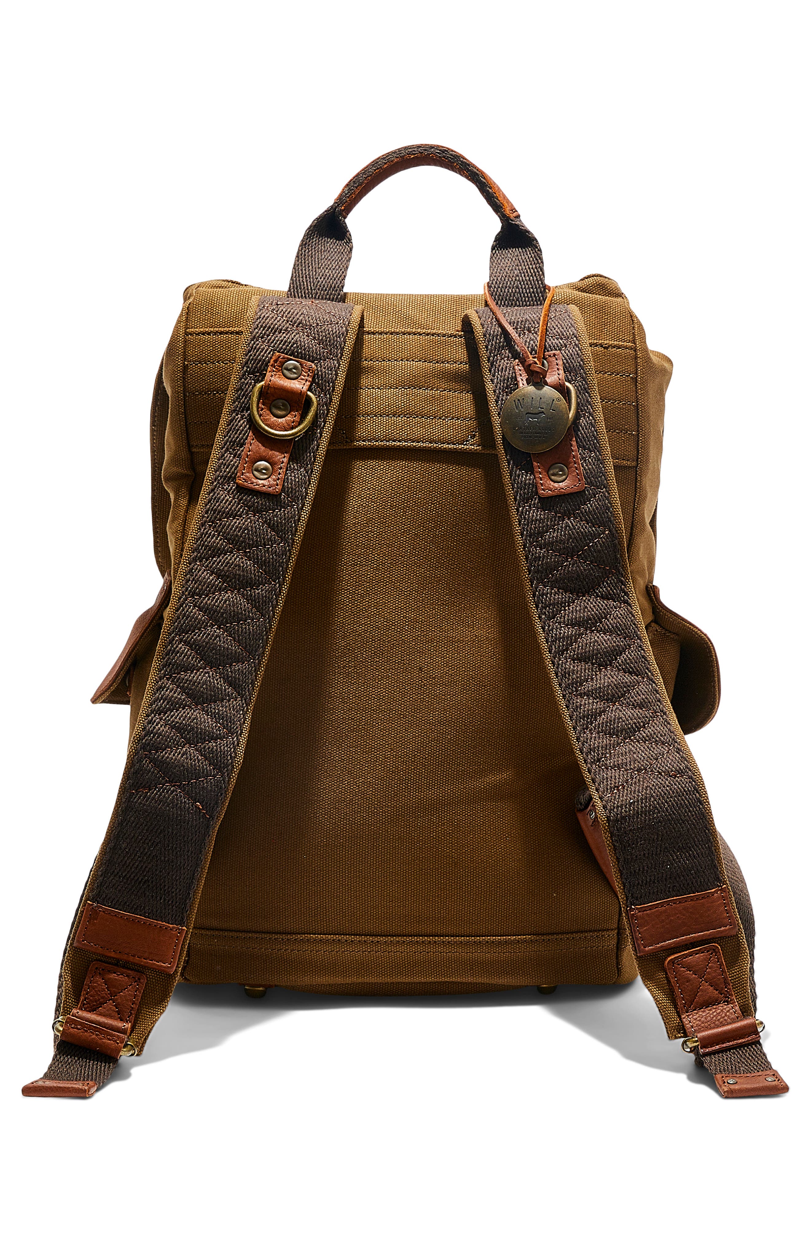 Will Leather Goods 'Lennon' Backpack, Alternate, color, Tobacco/ Cognac