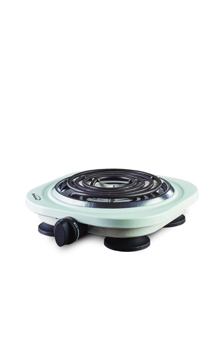 Electric 1000W Single Burner, Alternate, color, White