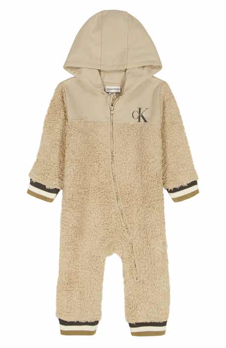 Calvin Klein Fleece Hooded Romper