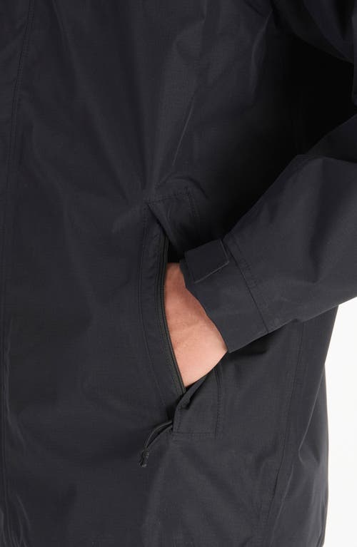 Marmot Cascade Waterproof Hooded Jacket In Black
