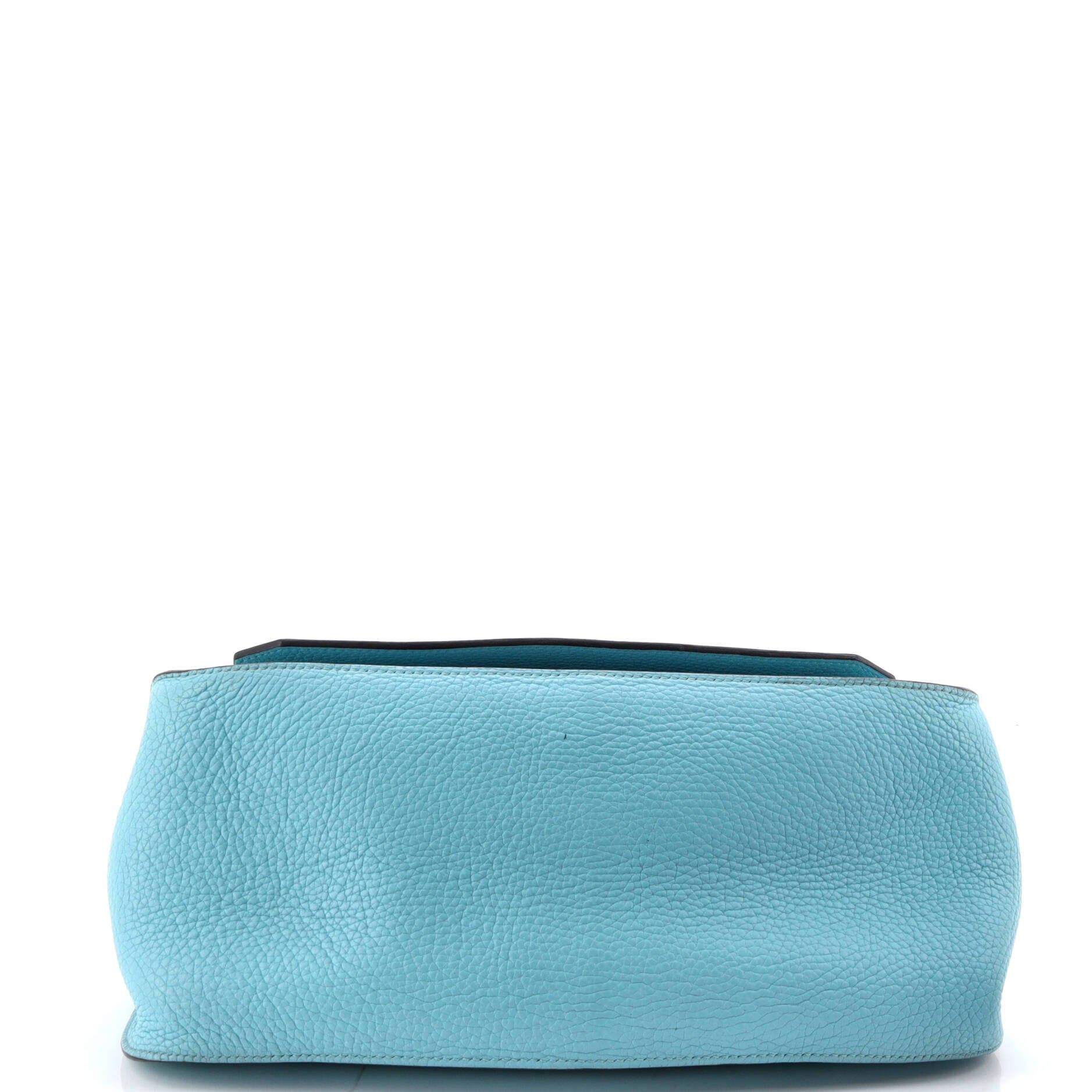 Pre-Owned Hermes Jypsiere Bag Clemence 34, Alternate, color, Bleu Atoll