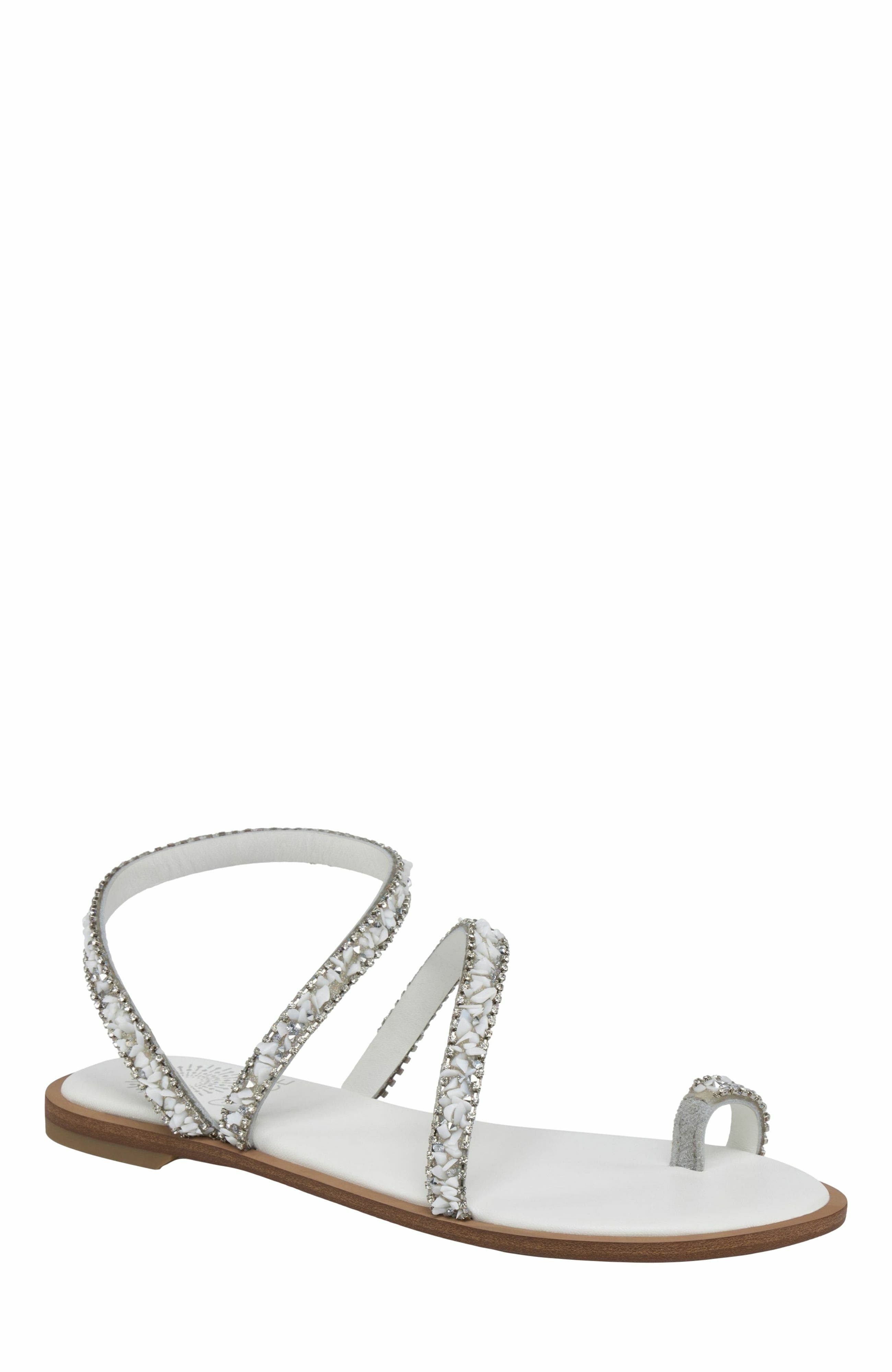 Grace Footwear Positano Sandal, Main, color, White