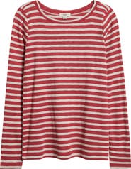 NZT by NIC+ZOE Stripe Cotton Blend T-Shirt