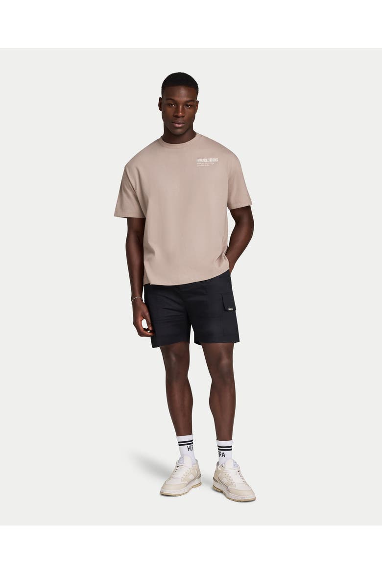 Utility Cargo Shorts, Alternate, color, Black