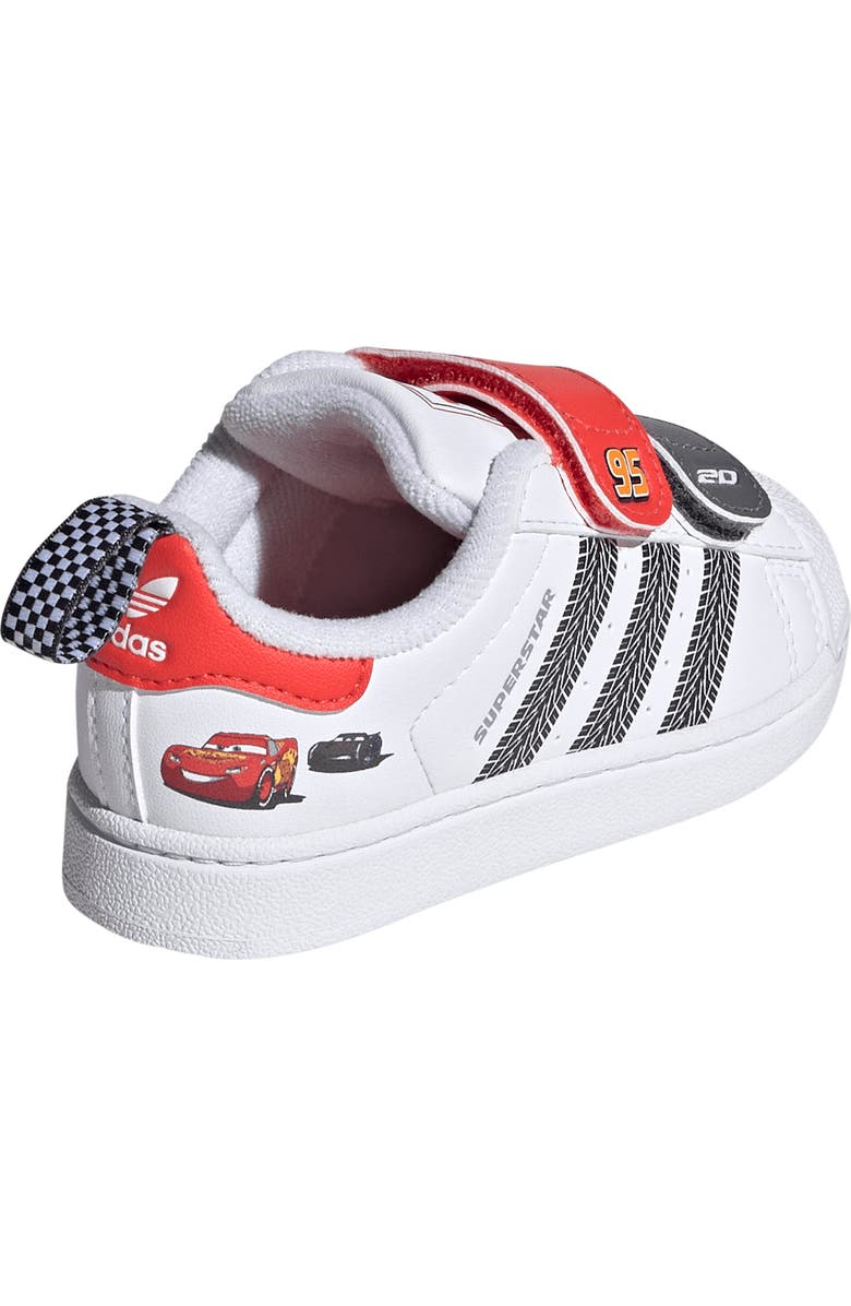 adidas Kids' Superstar II Sneaker, Alternate, color, White/ Bright Red