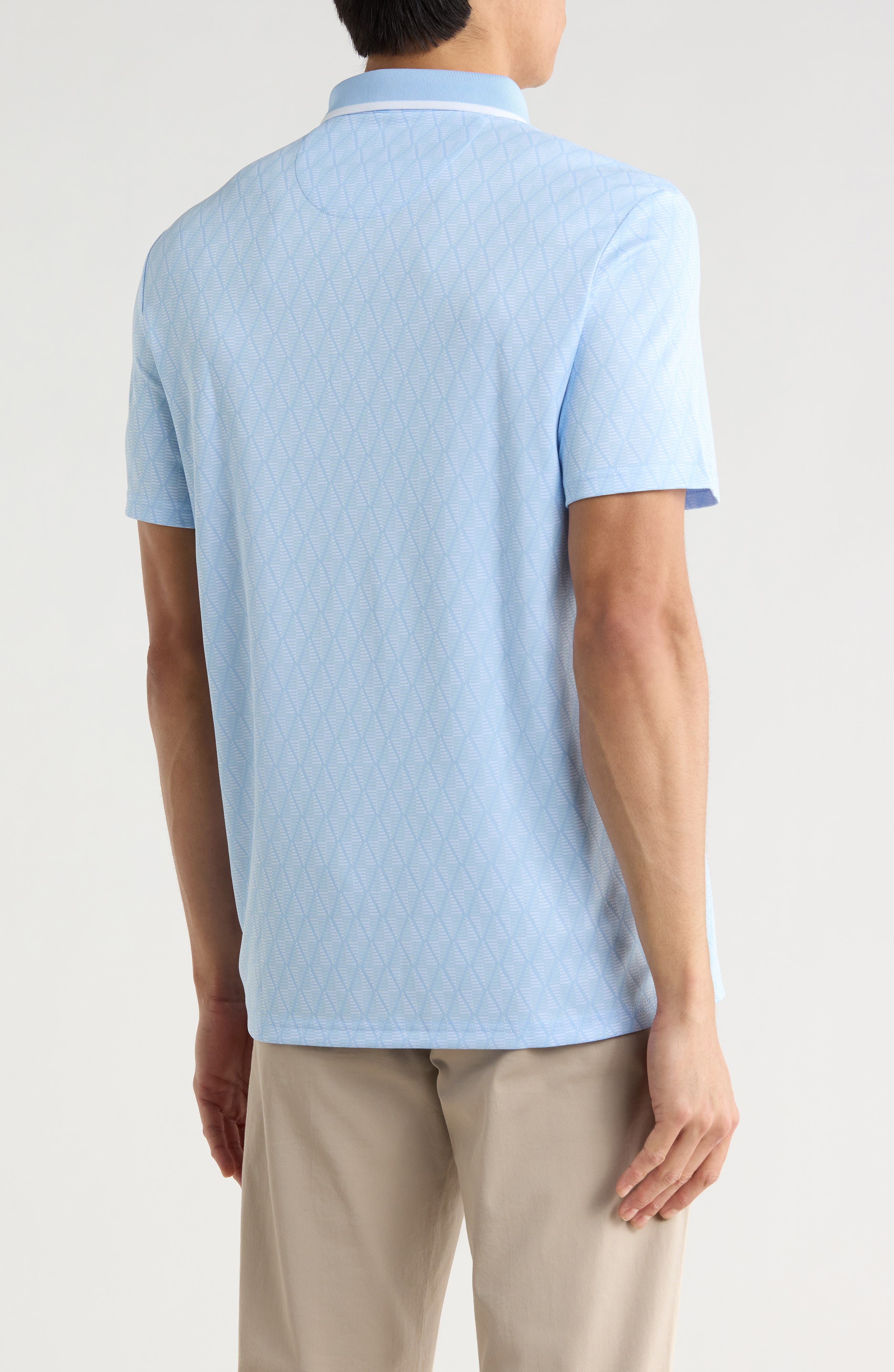 Petes Tipped Diamond Knit Polo - image 2