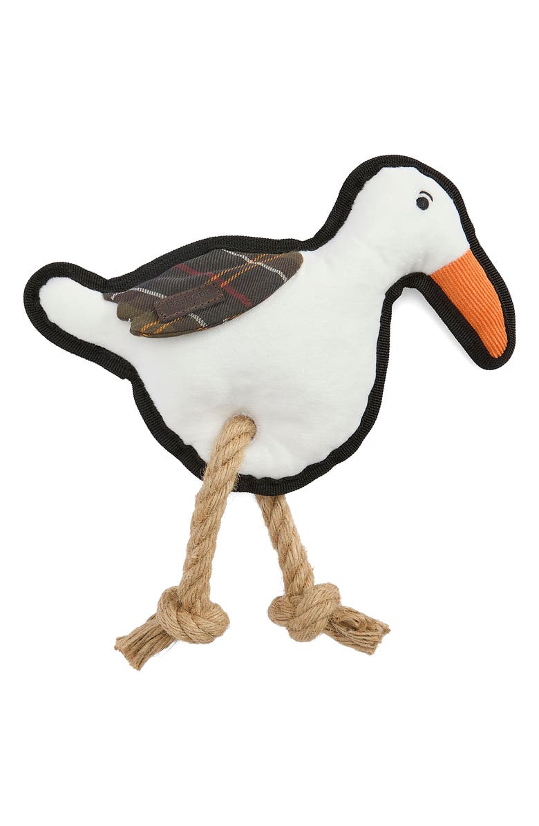 Barbour Seabird Dog Toy, Alternate, color, White