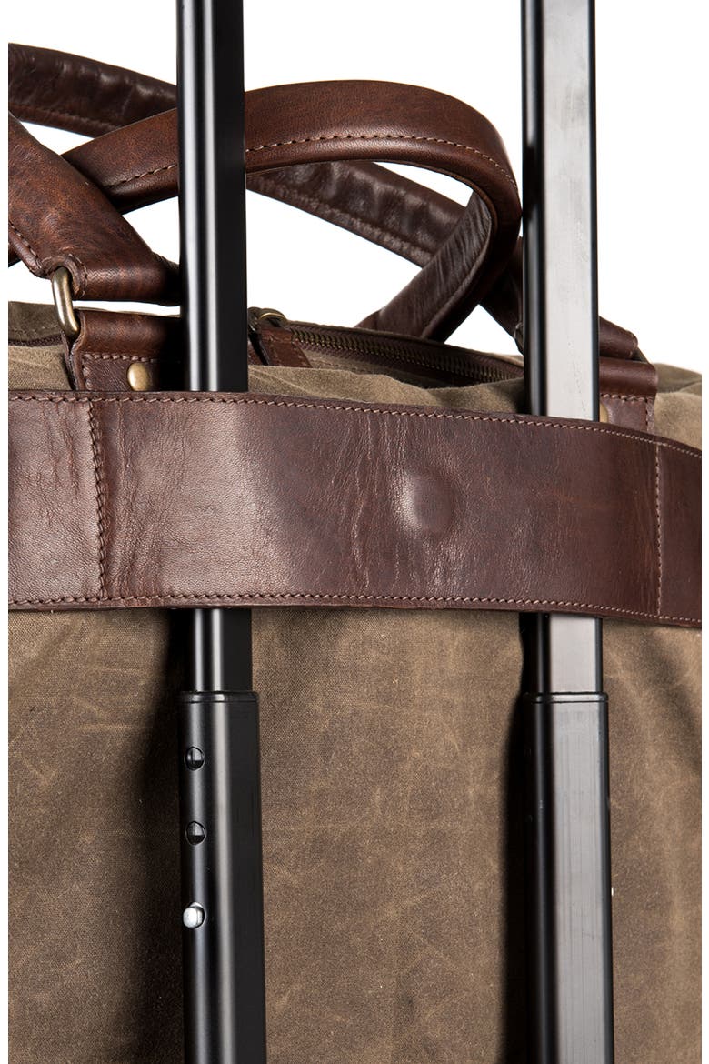 Tinsley Trifold Garment Bag, Alternate, color, BALDWIN OAK