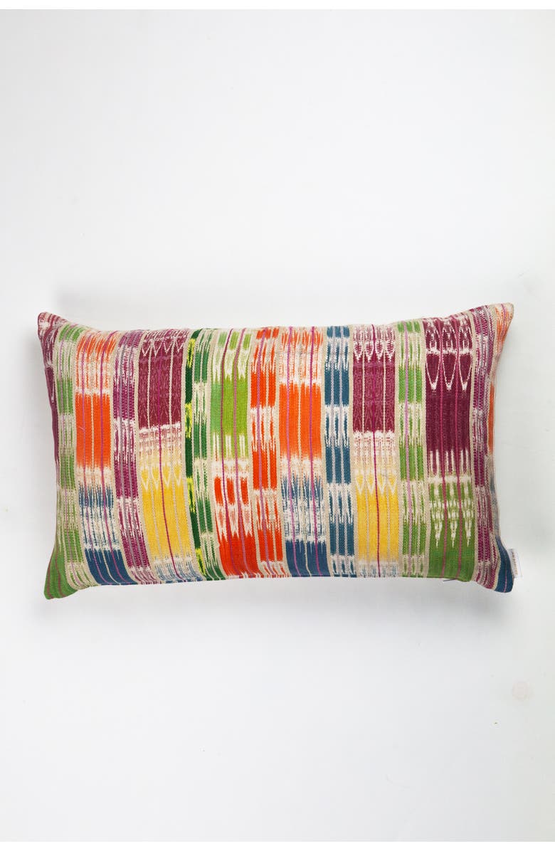 Archive New York Vintage Handwoven  Carmen Ikat Pillow, Alternate, color, Multi