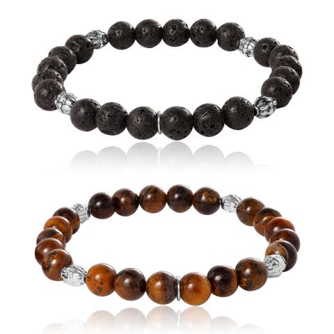 Stone Stretch Beaded Bracelets