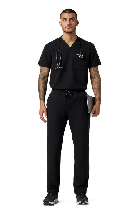 Rhodes Men's 7-Pocket Straight Leg Scrub Pant