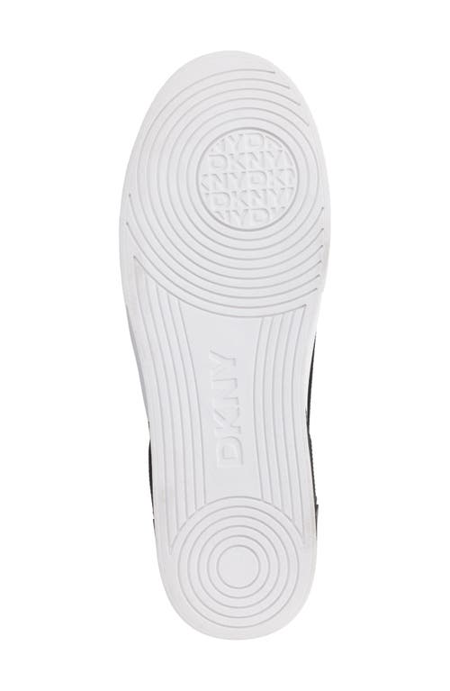Dkny Maize Knit Sneaker In Black