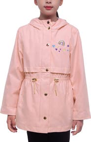 Rokka&Rolla Kids' Lightweight Rain Jacket Trench Coat