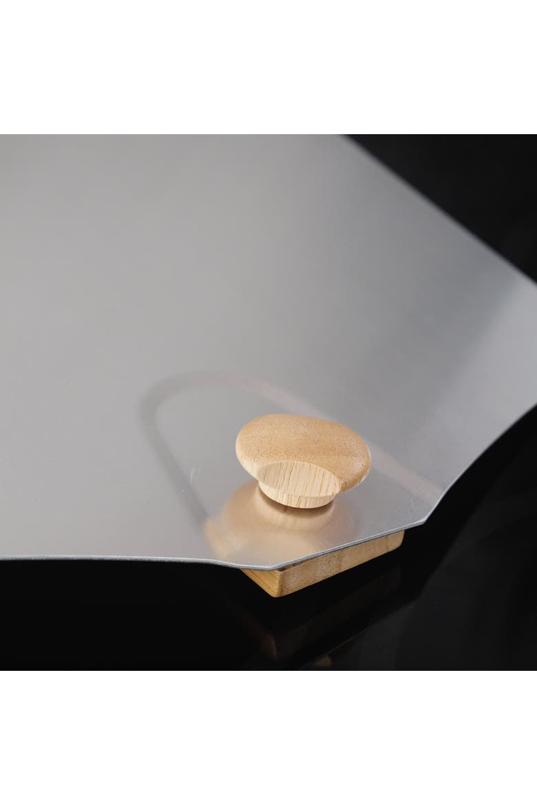 Aluminum Pizza Peel w/ Folding Handle, 14x16-Inch, Alternate, color, Metallic Silver