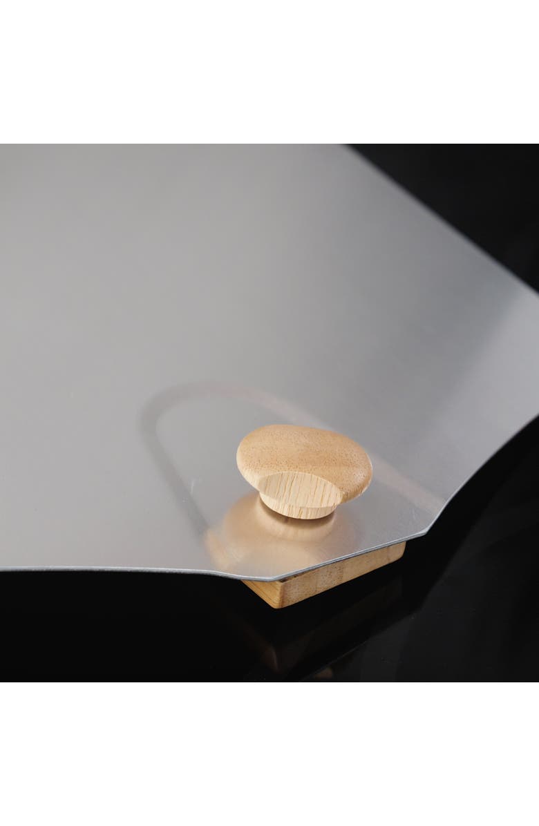Old Stone Aluminum Pizza Peel w/ Folding Handle, 14x16-Inch, Alternate, color, Metallic Silver