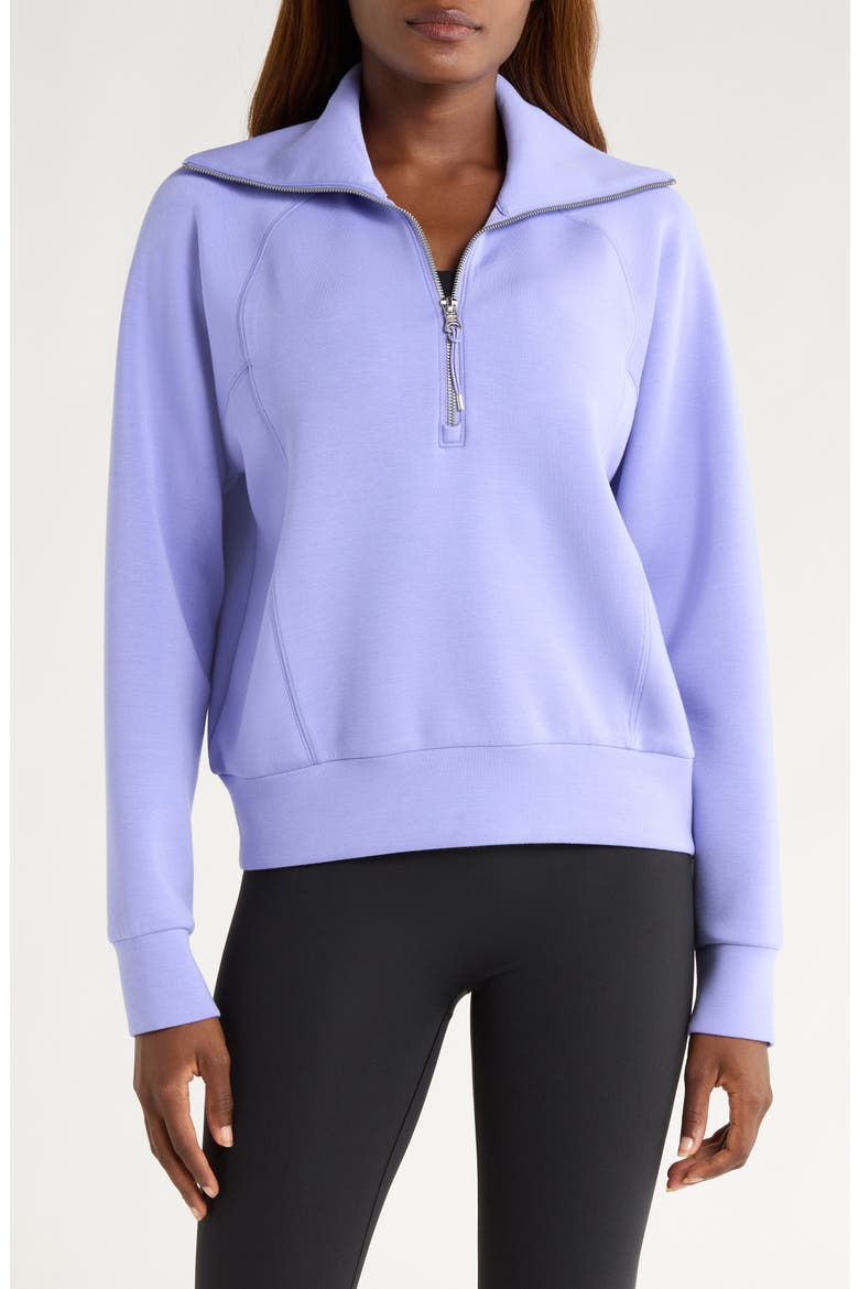 AirEssentials Half Zip Sweatshirt, Main, color, AMETHYST