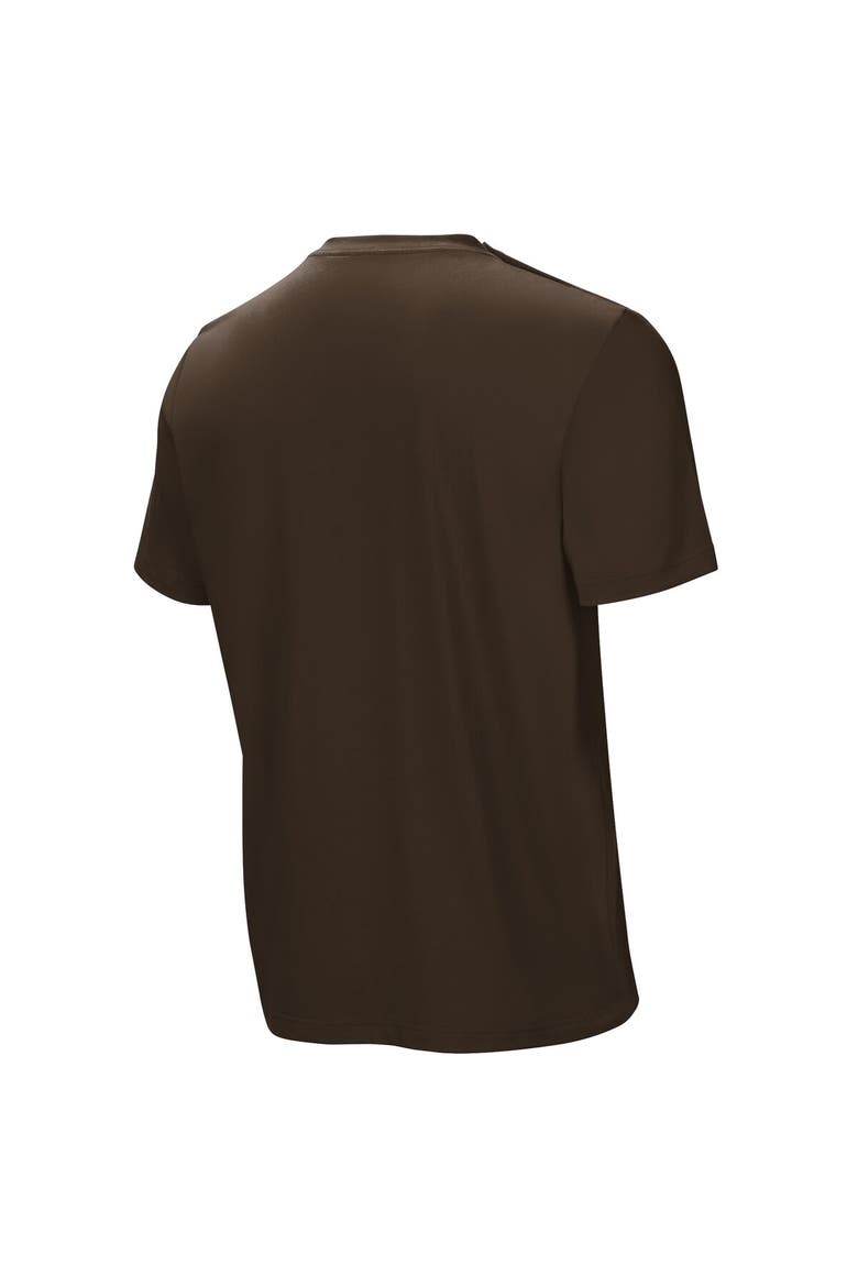 Men's  Brown Cleveland Browns Home Team Adaptive T-Shirt, Alternate, color, Brown