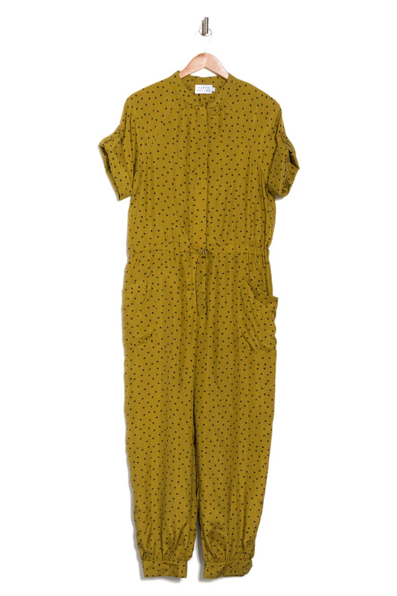 Francis Silk Jumpsuit, Alternate, color, POLKA DOT
