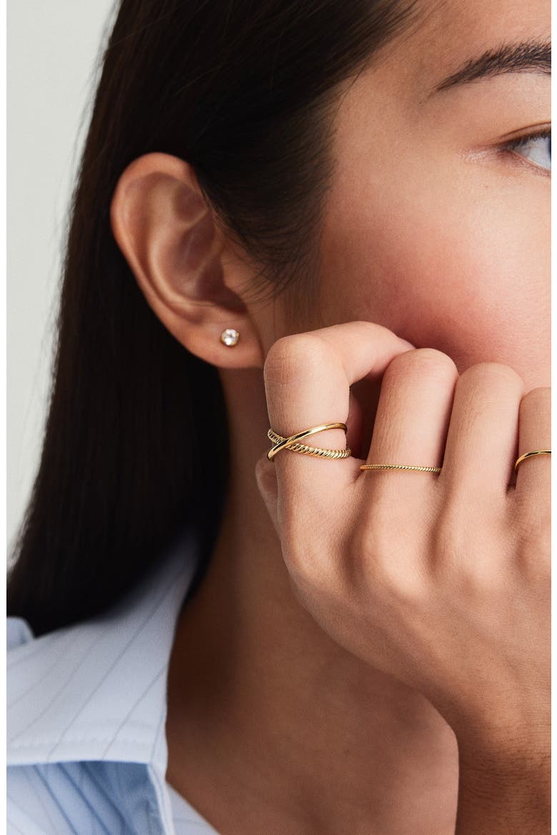Duo Ring, Alternate, color, 14k Yellow Gold