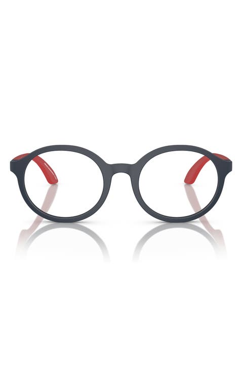 Kids' 48mm Round Optical Glasses