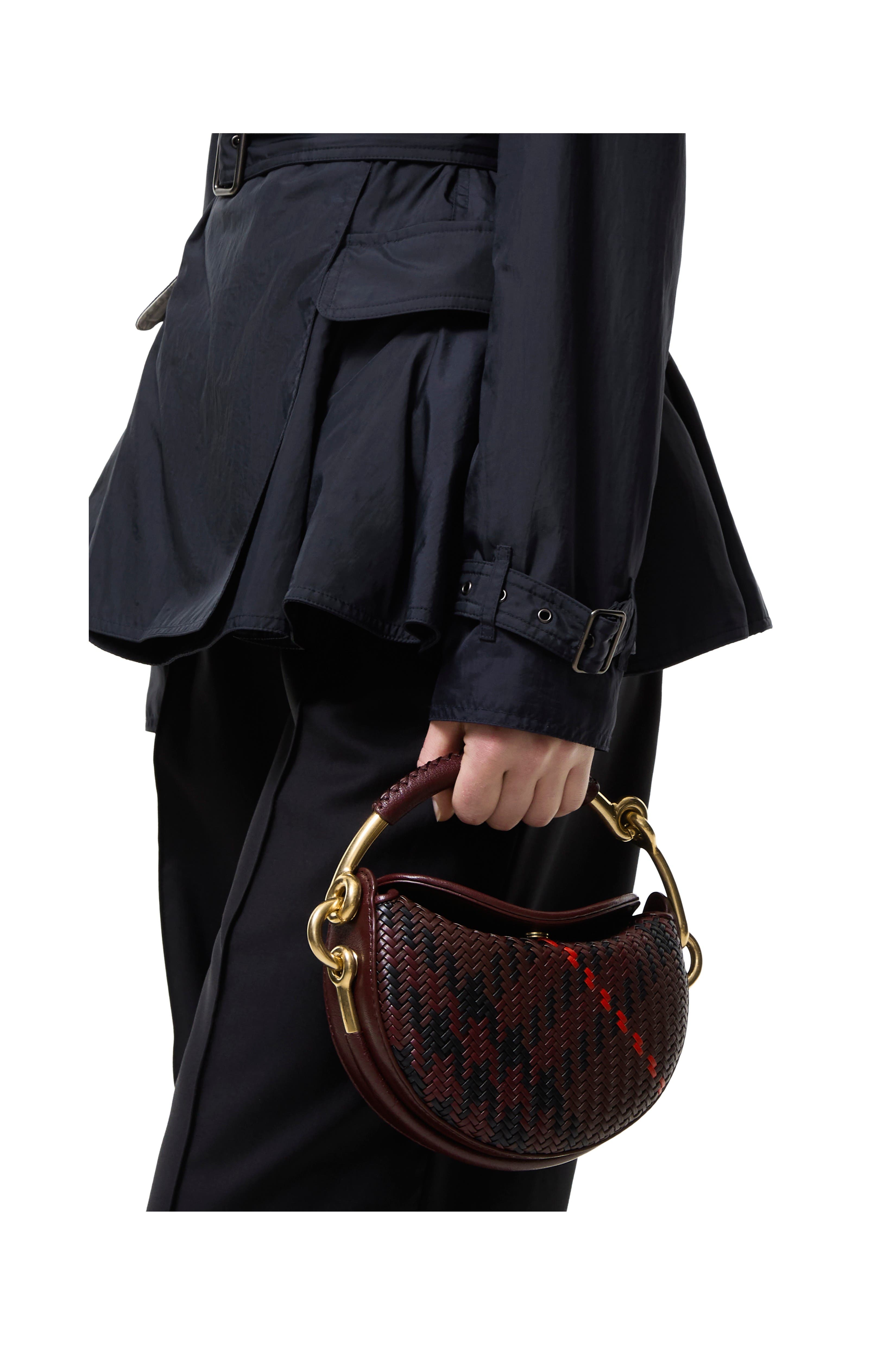 Bridle Clutch, Alternate, color, Burgundy