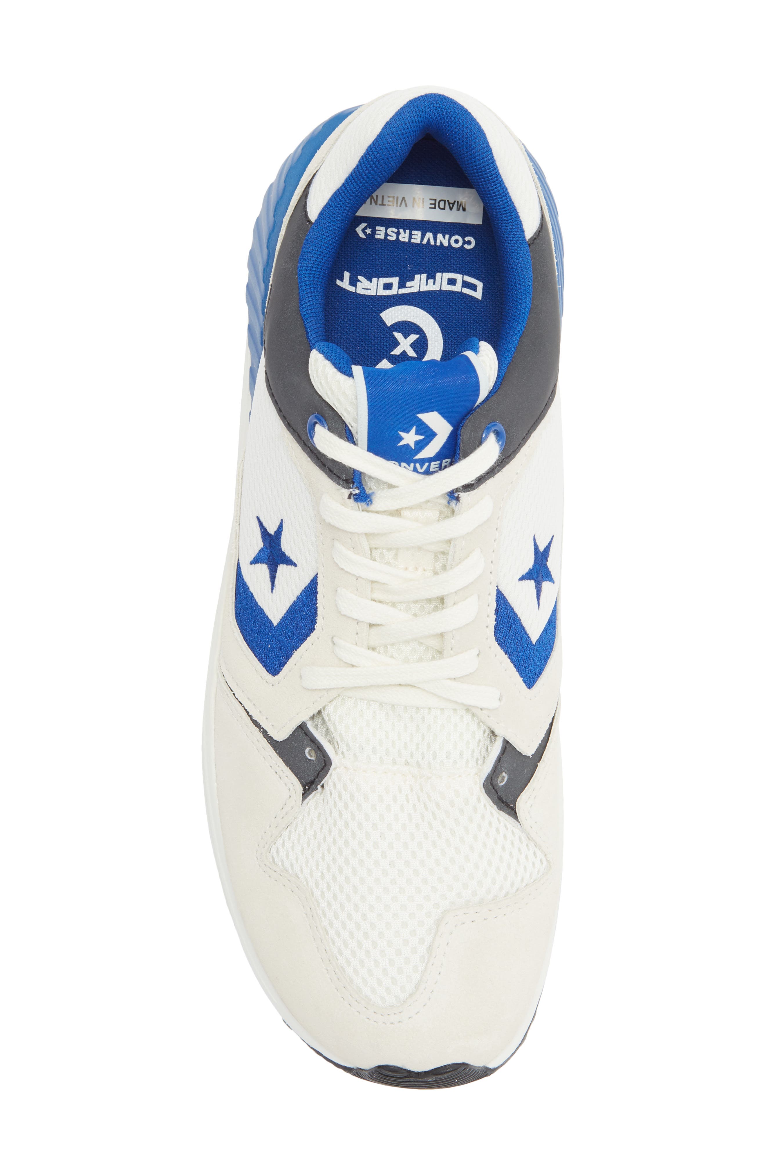 Converse Wave Trainer Sneaker, Alternate, color, White/ Blue