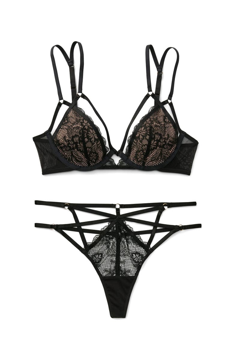 Adore Me Vianna Unlined Plunge Bra, Alternate, color, 