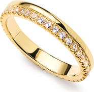 Ana Luisa Celine Cubic Zirconia Double Band Stackable Ring