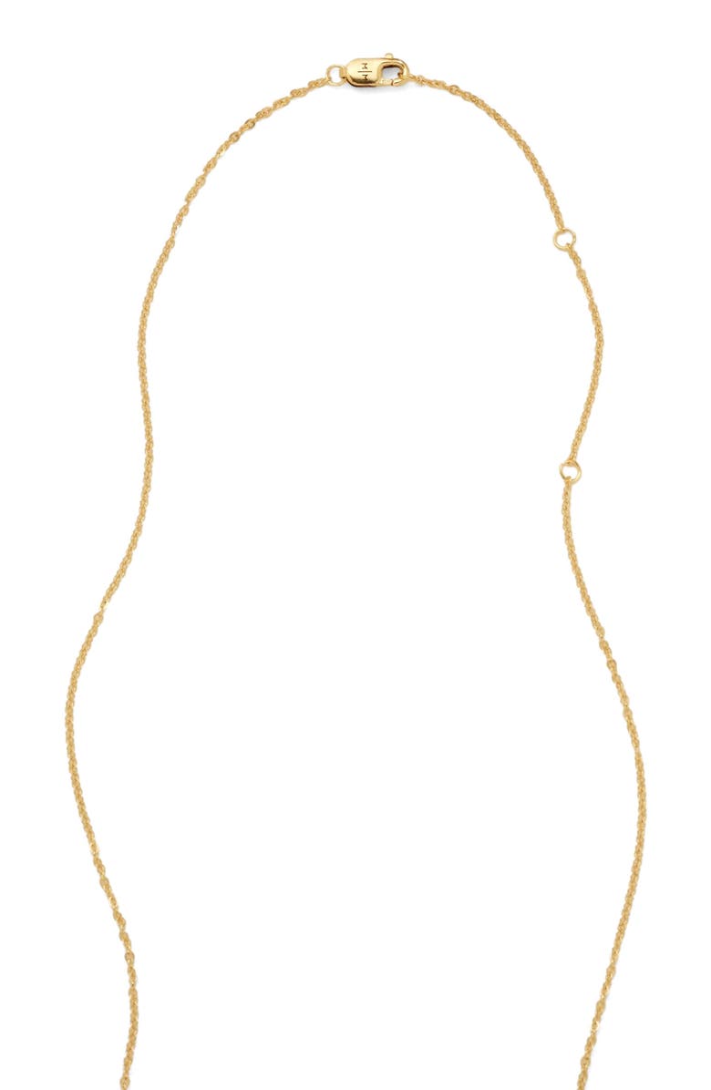 MADE BY MARY September Birth Flower Necklace, Alternate, color, Silver