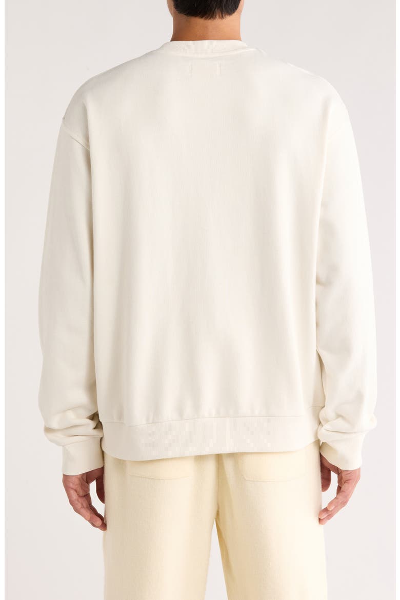 Above the Standard Graphic Sweatshirt, Alternate, color, WHITE
