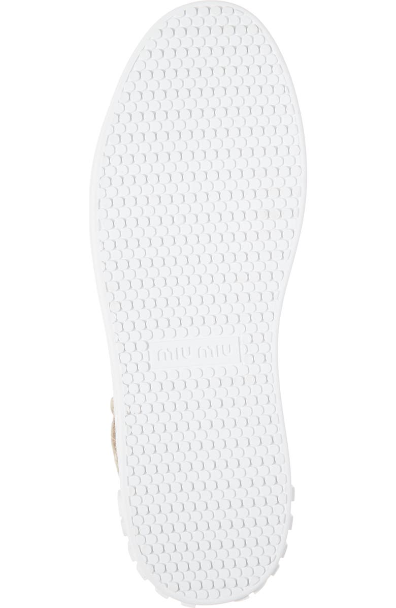 Miu Miu Platform Espadrille Sandal, Alternate, color,