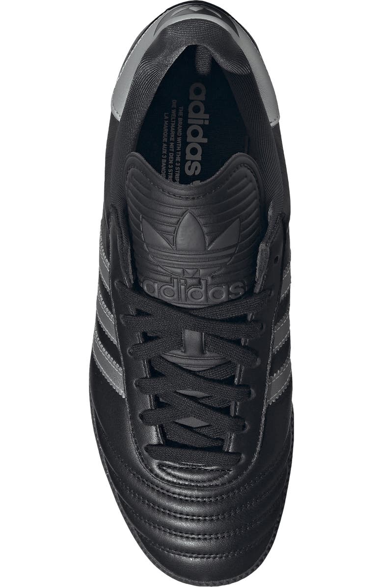 adidas Gender Inclusive Samba JP Sneaker, Alternate, color, Core Black/ Silver Met./ Black