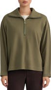 Jones New York Quarter Zip Long Sleeved Pullover