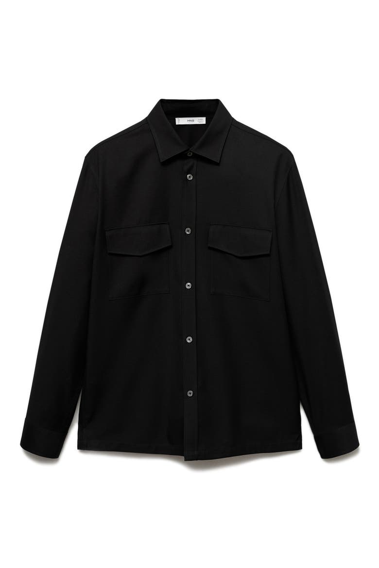 Overshirt, Main, color, BLACK
