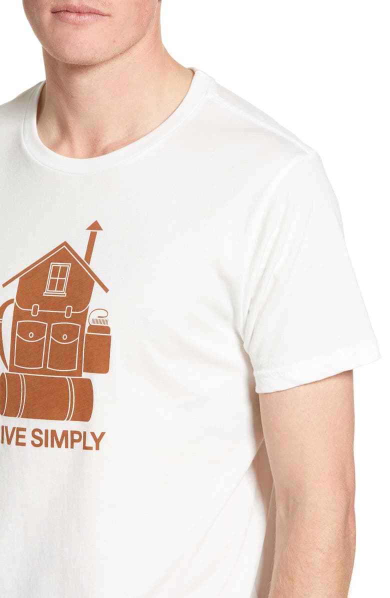 Patagonia Live Simply Home Organic Cotton Graphic Tee, Alternate, color,