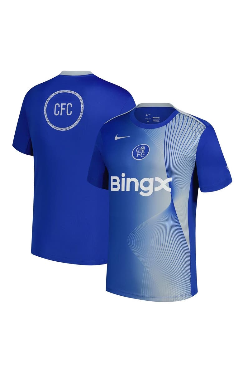 Nike Men's Nike Blue Chelsea Third 2025/26 Academy Pro Pre-Match Dri-Fit Top, Main, color, Blue