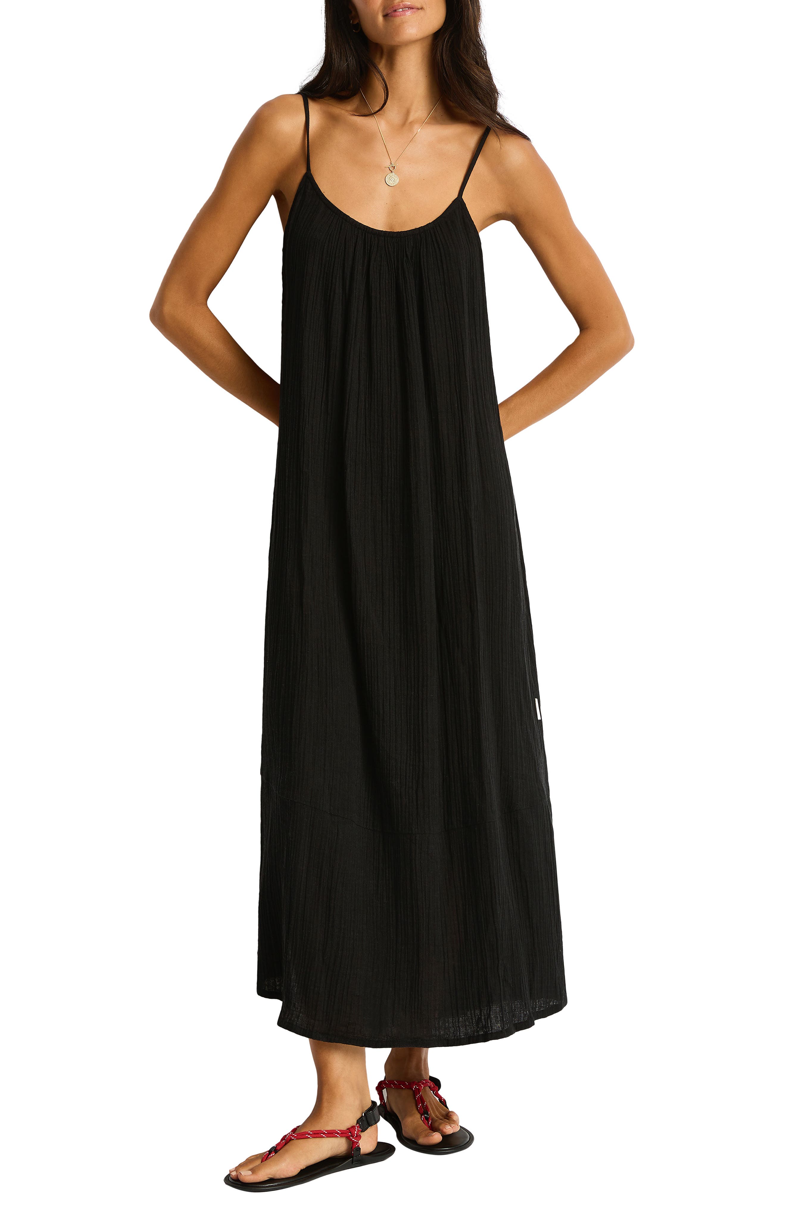 Sunset Tie Back Cover-Up Dress