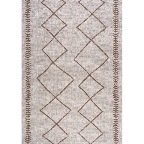 Derya  Diamond Trellis Indoor/Outdoor Area Rug