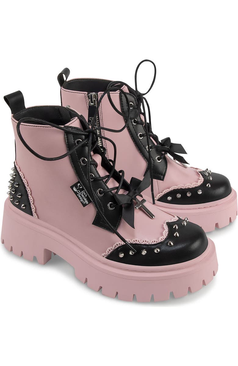Hot Chocolate Design Dolly Revolt Chunky Platform Boots, Main, color, Dolly Revolt