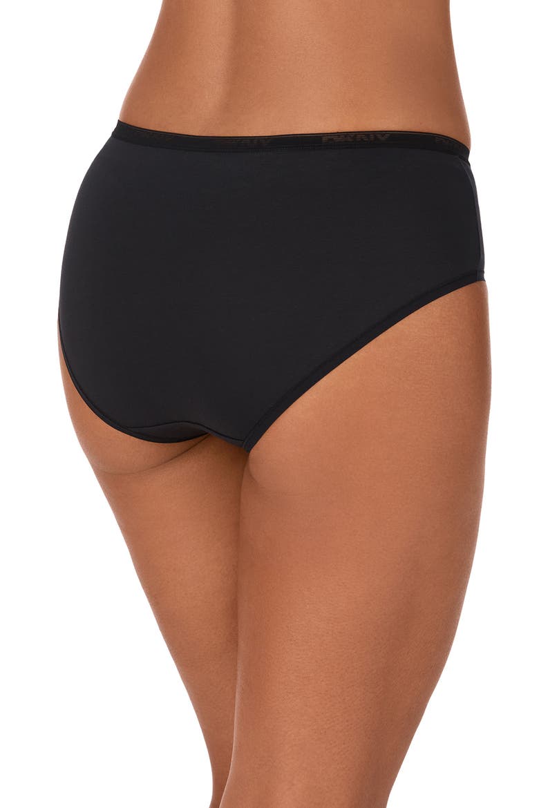 Cotton Blend Briefs, Alternate, color, BLACK