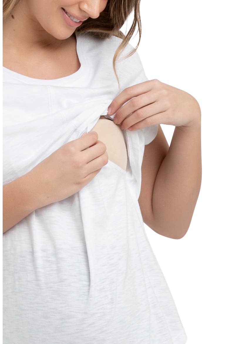 Richie Nursing Shirt, Alternate, color, WHITE