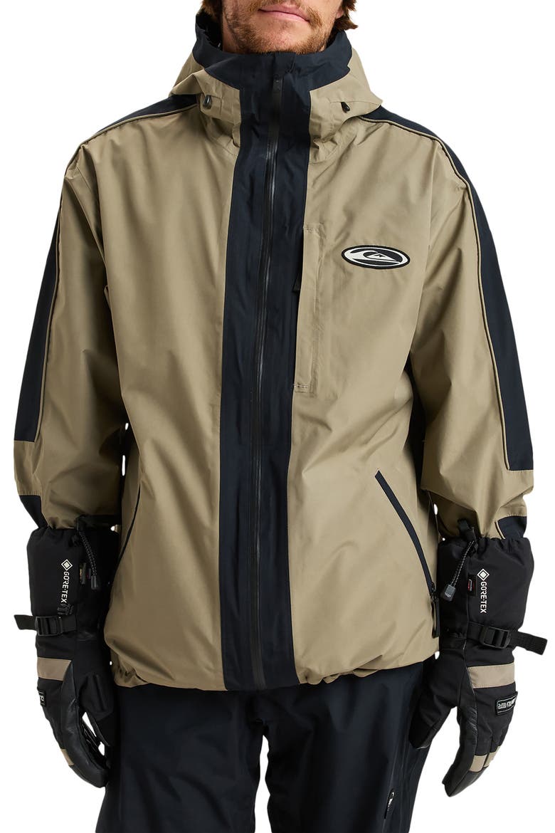 High Altitude Gore-Tex® Waterproof Jacket, Main, color, FALLEN ROCK