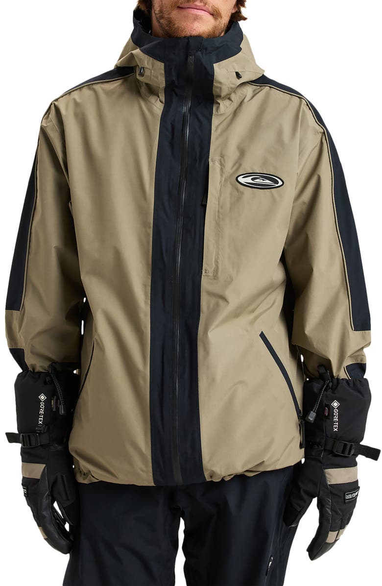 Quiksilver High Altitude Gore-Tex<sup>®</sup> Waterproof Jacket, Main, color, Fallen Rock