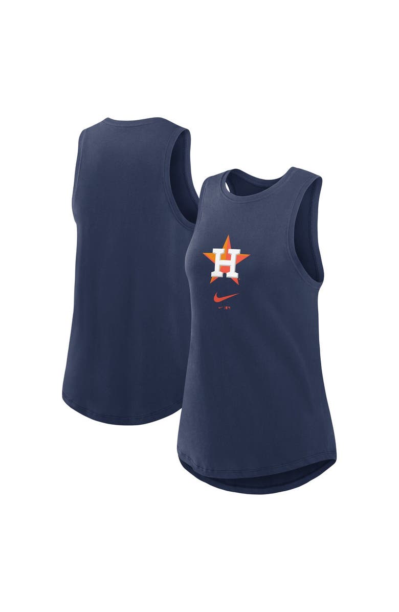 Nike Women's Nike Navy Houston Astros Legacy Icon High Neck Fashion Tank Top, Main, color, Navy