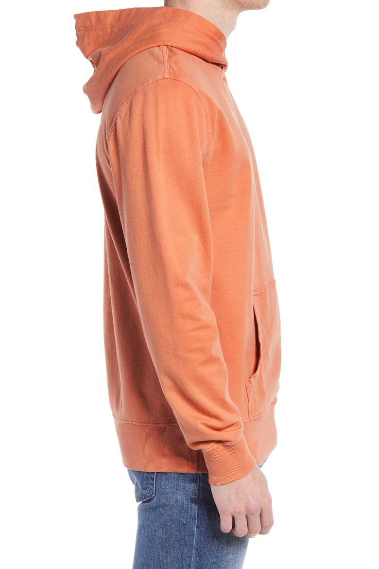 Terry Pop Over Hoodie, Alternate, color, COPPER