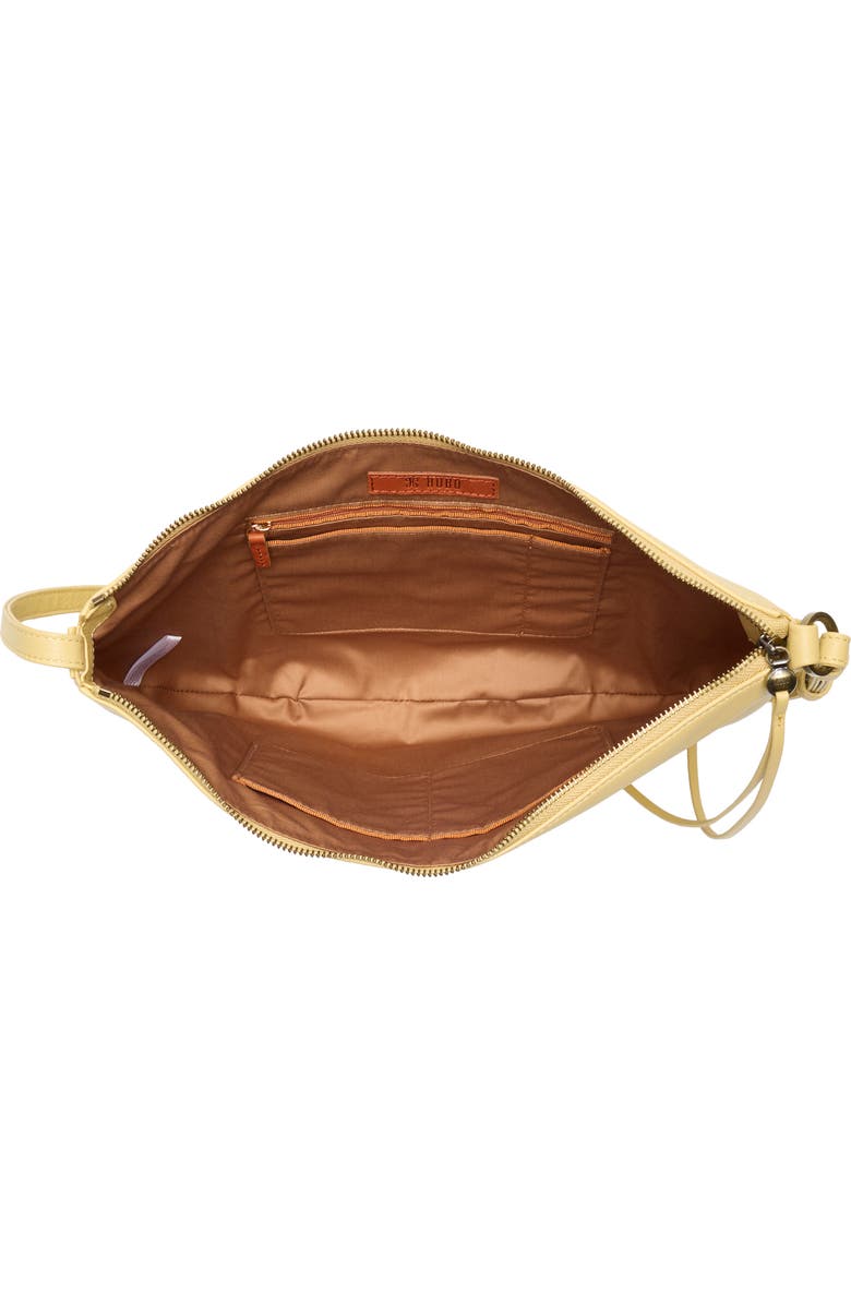 HOBO Cosmo Leather Shoulder Bag, Alternate, color, Flax