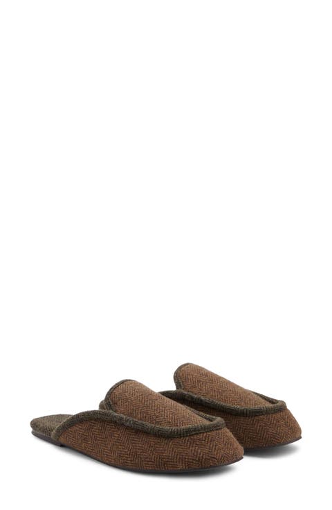 Herringbone Mule Slipper (Women)