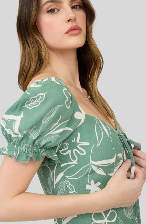 BLU PEPPER BLU PEPPER FLORAL MIDI DRESS